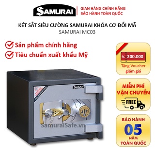 Két sắt mini samurai mc03 siêu cường chống cháy chống cạy khóa cơ định vị cao cấp