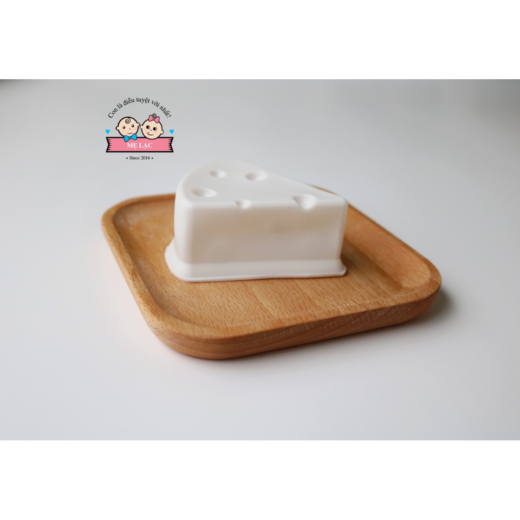  Khuôn silicone hình phô mai làm bánh, đậu hũ, panna cotta cho bé