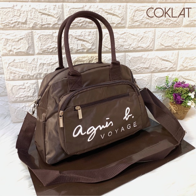 Túi xách nữ AGNES B TOTE IRENE 4REST NYLON chất lượng