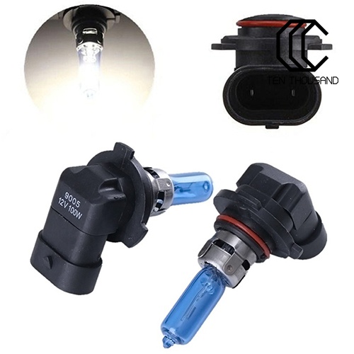 ✧Set 2 Bóng Đèn Pha Halogen 100W 12V 9005 / HB3 Ánh Sáng Trắng Dành Cho Ô Tô