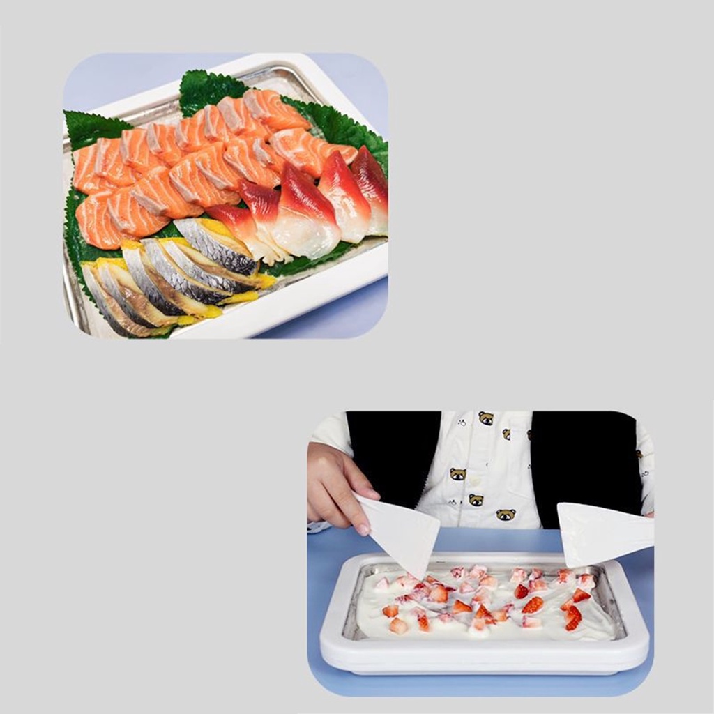 Có thể bán buôn Máy làm sữa chua kem cuộn nhỏ lạnh tức thì bằng thép không gỉ với tấm gạt Hàng giao ngayVirgina056