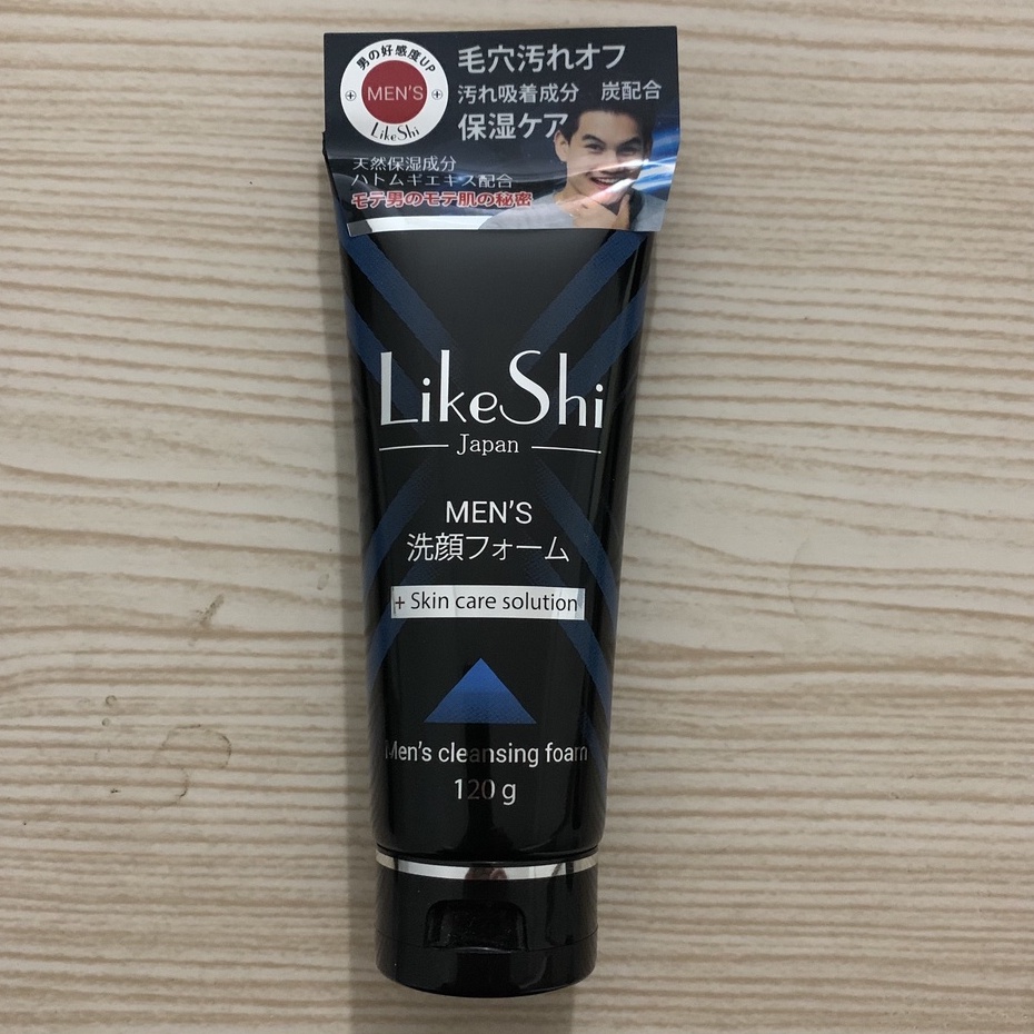 Sữa Rửa Mặt Dành Cho Nam Da Dầu Mụn LIKESHI nhật bản 120ml chính hãng