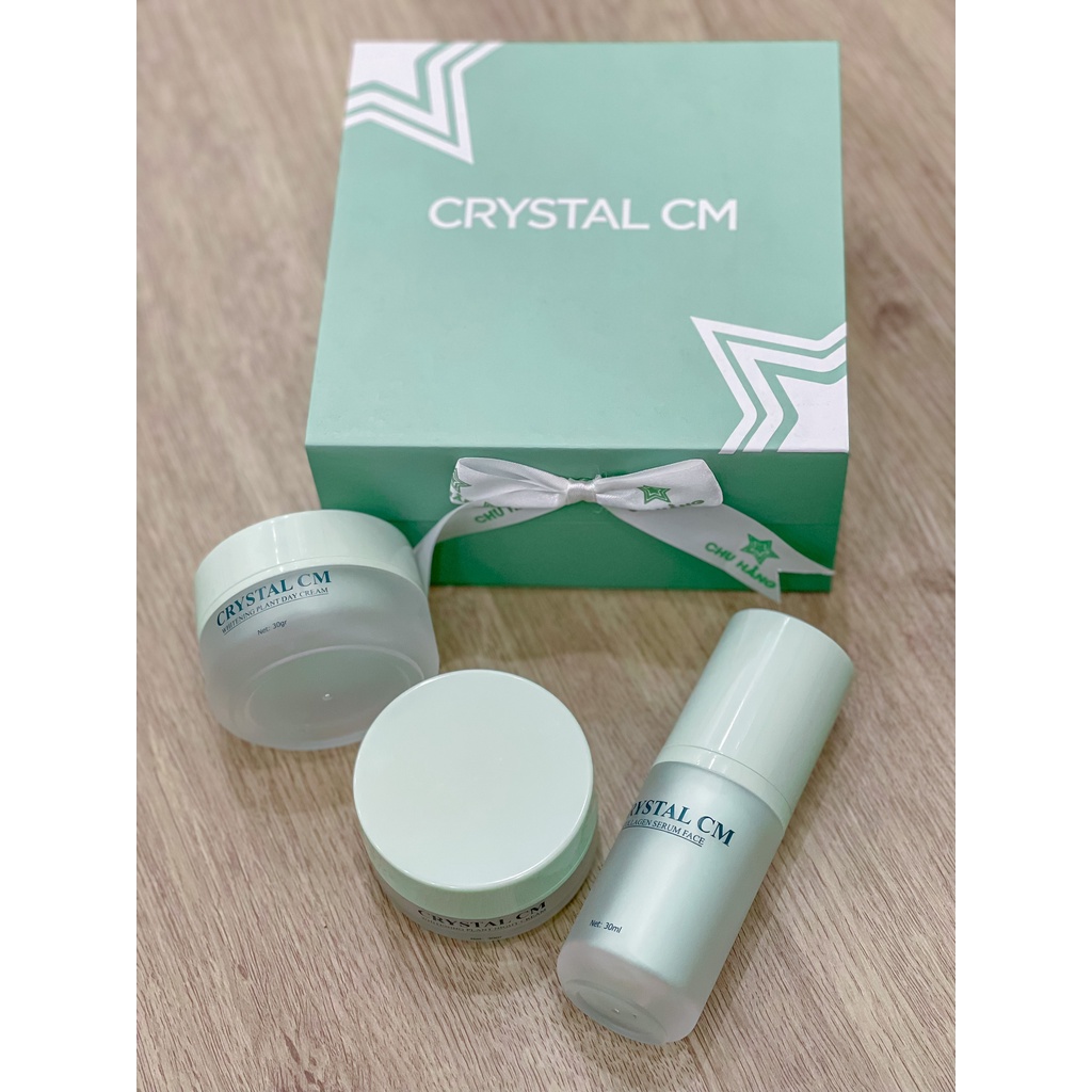 Bộ Ủ Kích Trắng Mặt Crystal CM Trắng Tự Nhiên