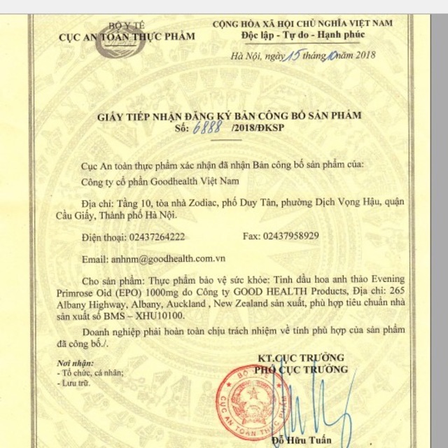 Tinh dầu hoa anh thảo Goodhealth Evening Primrose Oil ( EPO ) 1000mg 150 viên của New Zealand | BigBuy360 - bigbuy360.vn