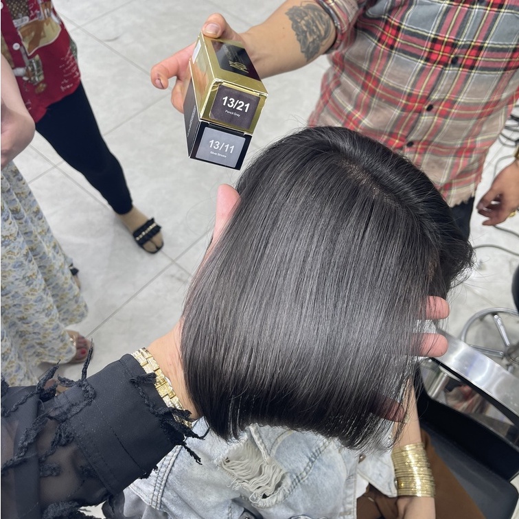 Màu nhuộm xám khói A86 cho Salon hoặc tự nhuộm dung tích 100ml