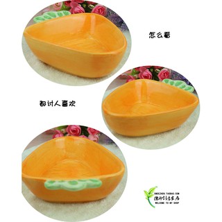 chén thỏ và cà rốt lớn dành cho hamster/sóc/nhím/thỏ/bọ/đuôi mập