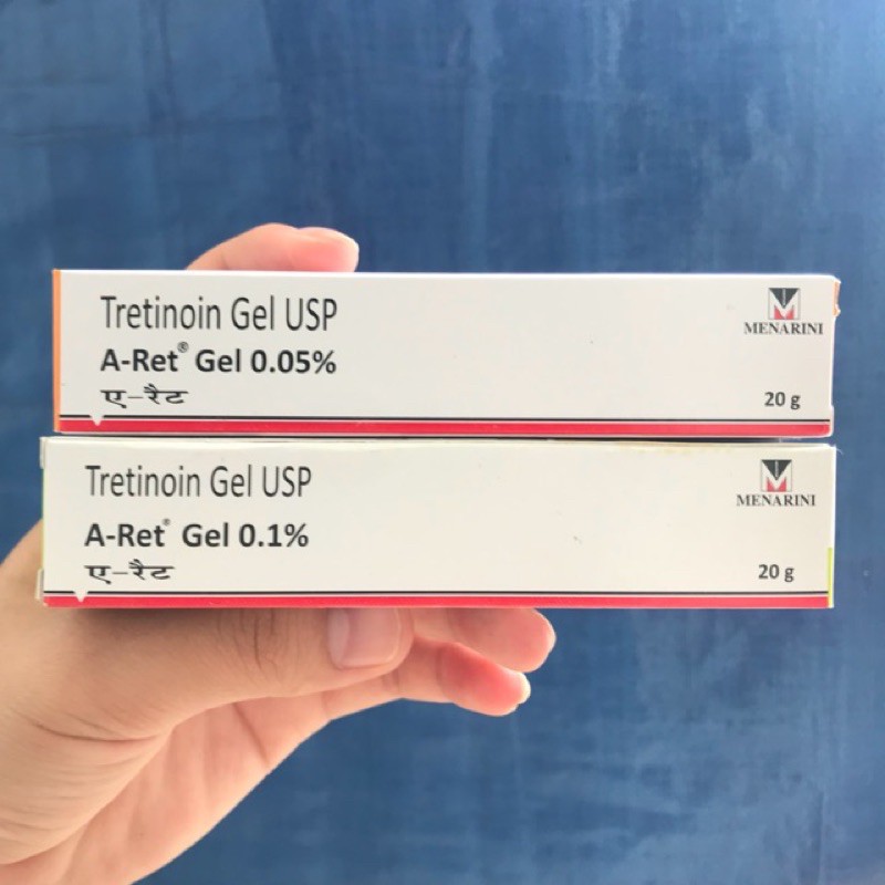 TRETINOIN_ARET_USP Tretinoin 0.05% 0.1% - GEL GIẢM MỤN, TRẺ HÓA DA
