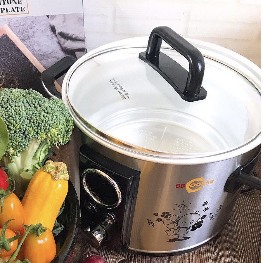 Nồi nấu Cháo Tự Động BBCooker DS25 – Nồi Nấu Đa Năng 2,5 Lít – Phân Phối Chính Hãng – Bảo Hành 12 Tháng