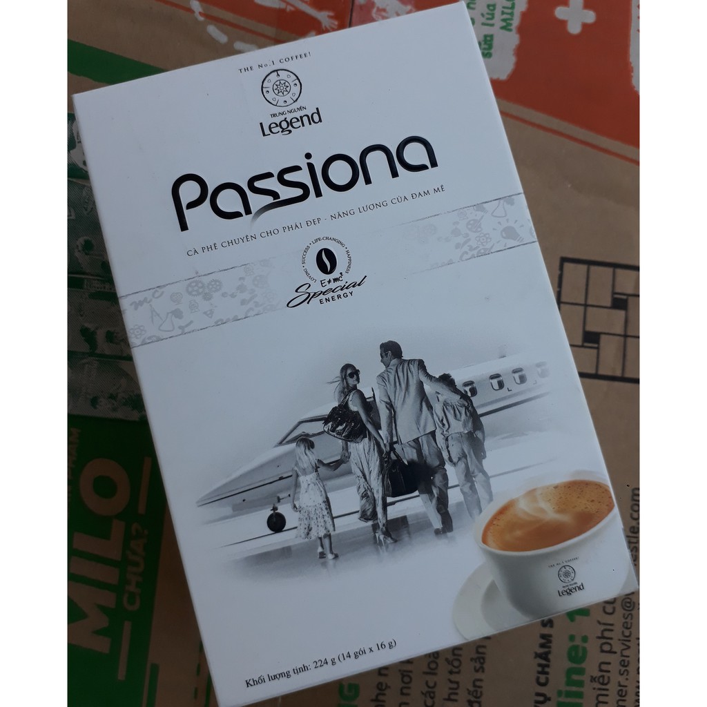 [Mã GROXUAN1 giảm 8% đơn 150K] Cà phê Passiona hòa tan 4in1 hộp 14 gói 16gr | BigBuy360 - bigbuy360.vn