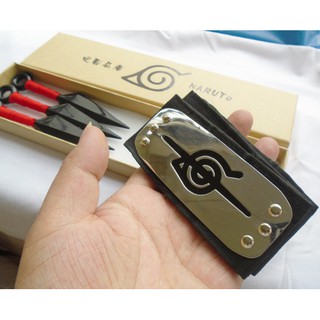 Kunai Naruto  Băng trán + bộ 3 kunai nhỏ Naruto