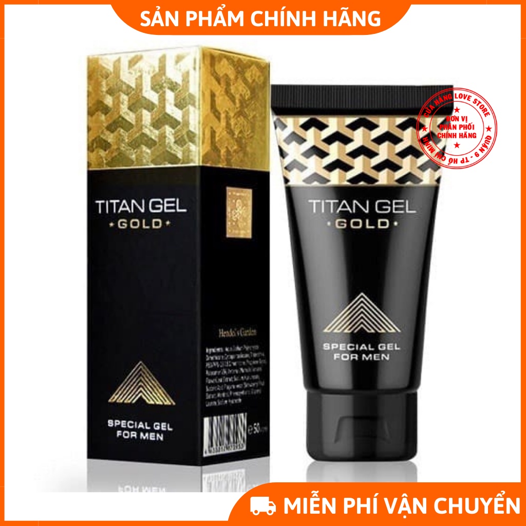 Gel Titan Gold,Gel tăng kích thước dương vật và cương dương, hỗ trợ cho các chàng(che tên khi nhận hàng )