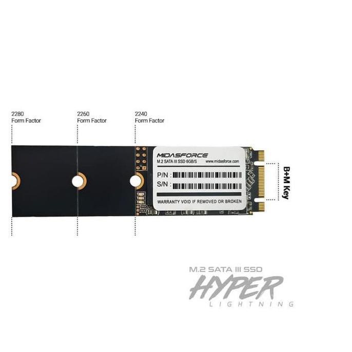 Cáp SATA 128GB MIDASFORCE 2280 M.2 2240 2260 2280 SATA 3 Năm Không Có Bu Lông | BigBuy360 - bigbuy360.vn
