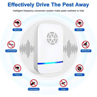 Máy đuổi muỗi côn trùng bằng sóng siêu âm Ultrasonic Pest Repeller GLOUE – hàng Đức