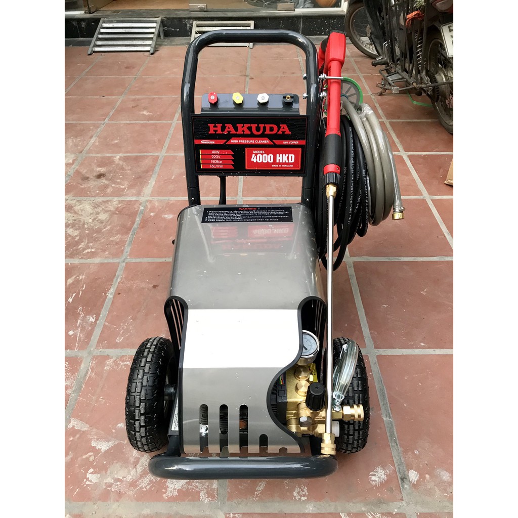 Máy Rửa Xe Cao Áp 4Kw Hakuda HKD-4000