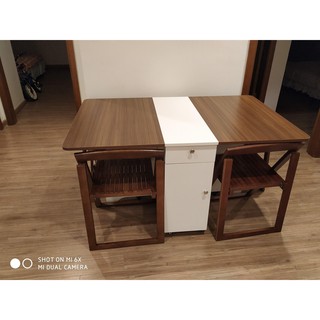 BÀN ĂN THÔNG MINH GẤP GỌN ĐỦ MÃU MÃ  ( CHƯA BAO GỒM GHẾ )