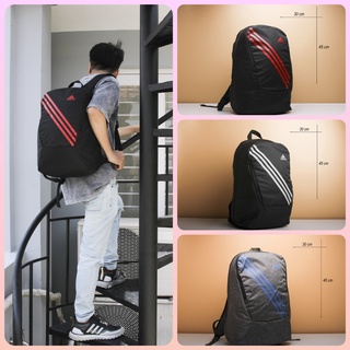 🔥 XẢ HÀNG🔥 Balo adidas ba sọc thời trang xanh, đỏ, trắng - balo đi học nam nữ