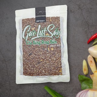 Gạo lứt sấy chà bông rong biển USFOODY 200g - Dạng rời