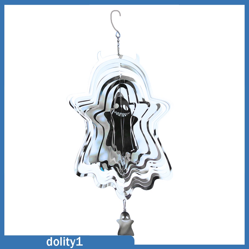 Ghost Wind Spinner Hanging Decoration Home Indoor Yard Living Room Ornament