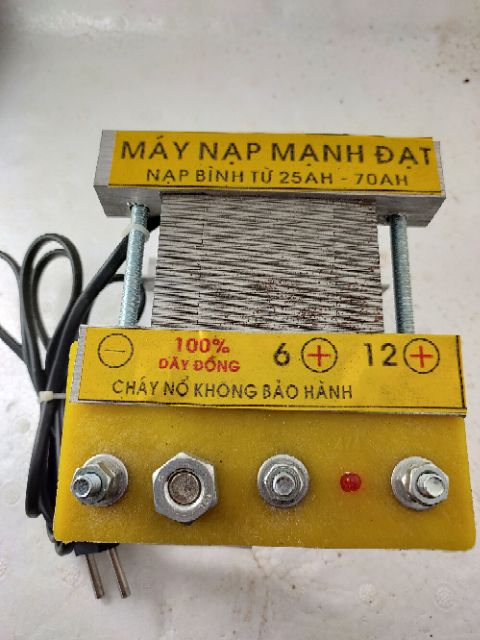 Nạp ắc quy 12V,nạp từ 25-70A.