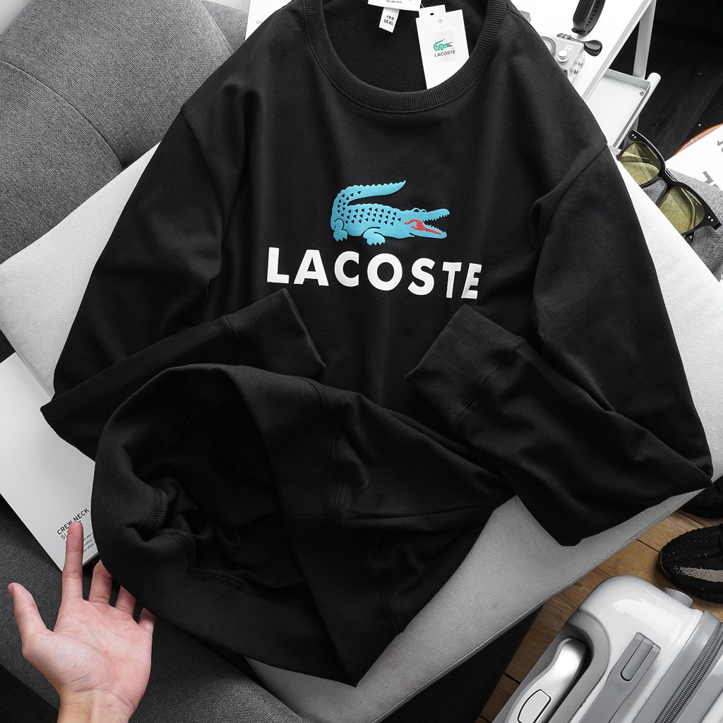 Áo thun nỉ thời trang tay dài , áo thun sweater unisex chất nỉ dày mịn, mặc siêu êm L22