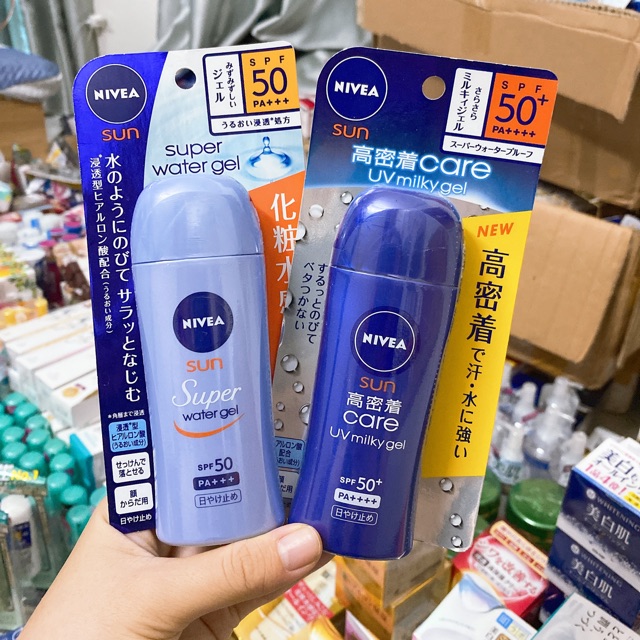 Kem chống nắng Nivea Sun Care UV Milky Gel SPF50+/PA++++ 80g