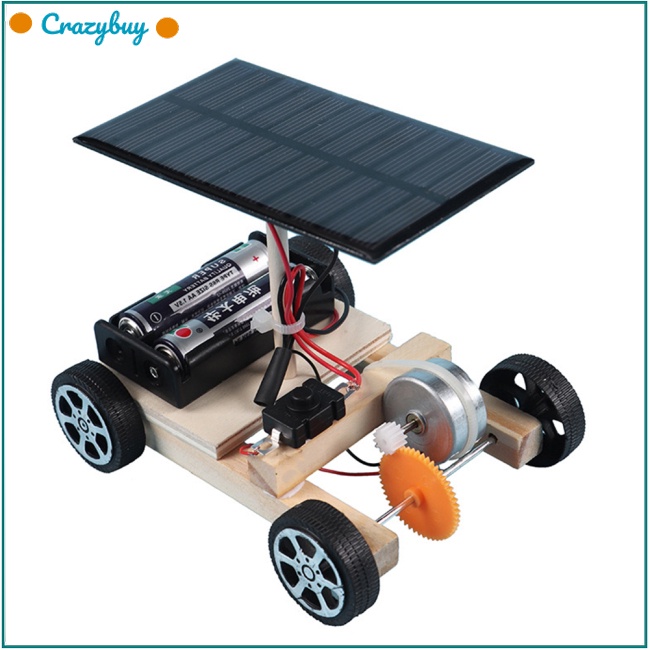 Cr Bộ Đồ Chơi Lắp Ráp Robot Xe Hơi Sử Dụng Năng Lượng Mặt Trời Diy