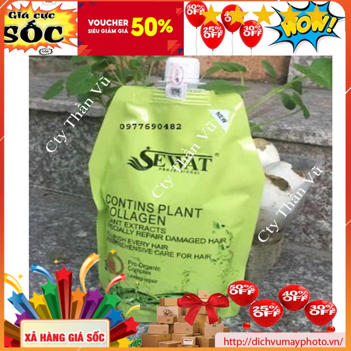 Hấp Phục Hồi Tóc Chiết Xuất Thực Vật Định Hình Tóc SEWAT