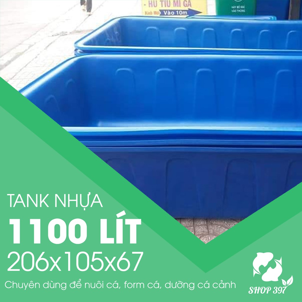 Tank nhựa nuôi cá 1100 lít