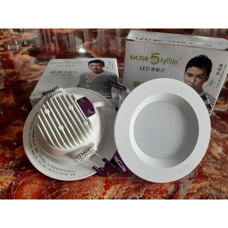 Đèn Âm trần ánh sáng trắng 7w phi 75,9w phi 90, 12w phi 110