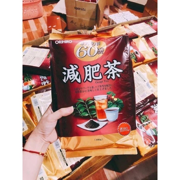 Trà Giảm Mỡ Bụng Genpi Tea #Orihiro [chính hãng Nhật Bản]