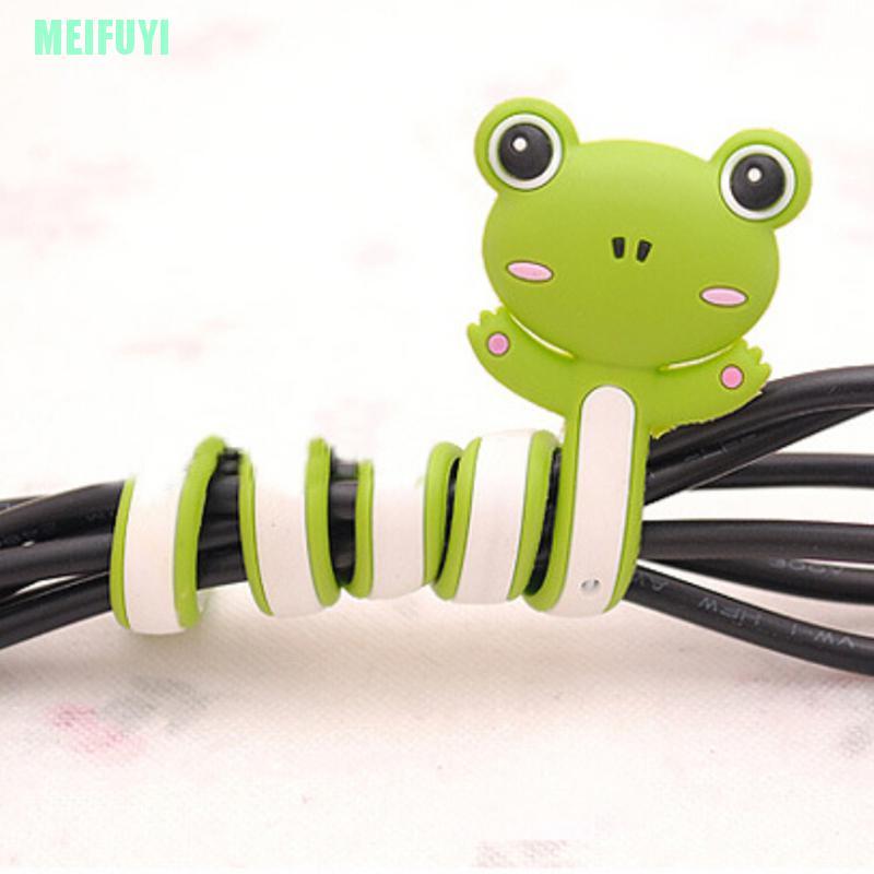 1 Phụ Kiện Quấn Dây Cáp / Tai Nghe Gọn Gàng Kiểu Dáng Động Vật Đáng Yêu