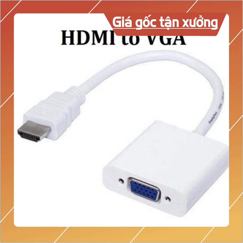 [Giá Gốc] Cáp chuyển đổi HDMI sang VGA, Cáp HDMI to VGA ,dây HDMI to VGA , dây máy chiếu,