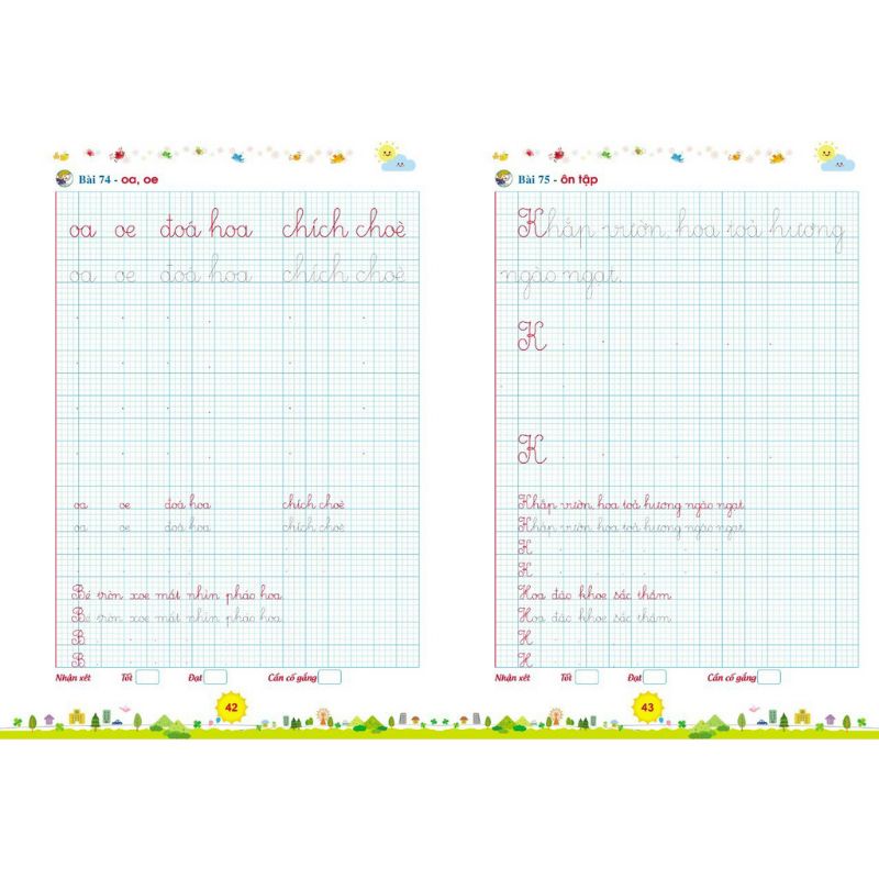 Sách - Vở luyện viết lớp 1 theo chương trình sách giáo khoa mới Kết nối tri thức (2 quyển)