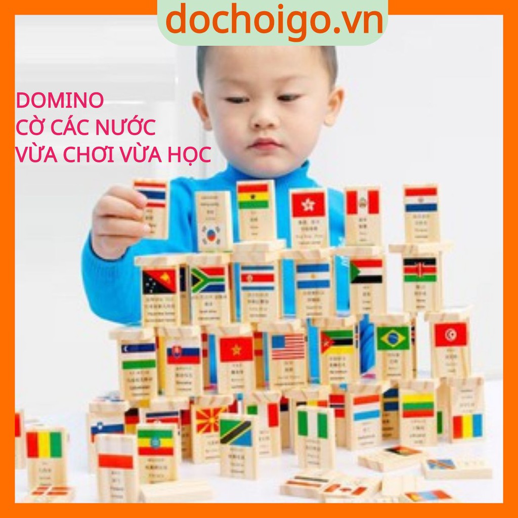 Domino 100 lá cờ các quốc gia trên thế giới, dochoigo.vn