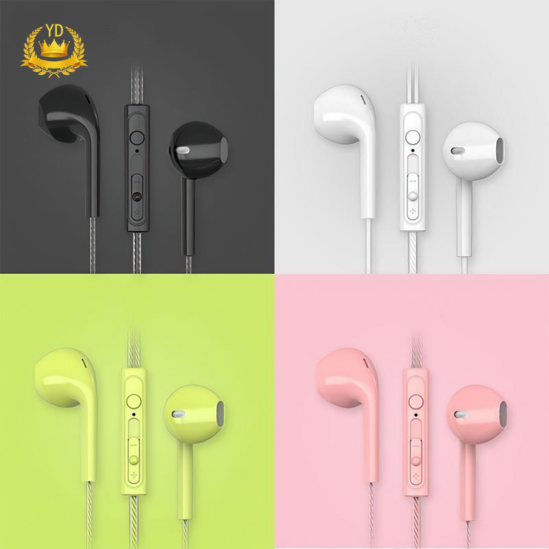 Tai Nghe Nhét Tai Có Dây Điều Khiển Dành Cho Điện Thoại Apple, Android, Oppo, Samsung, Huawei, Vivo