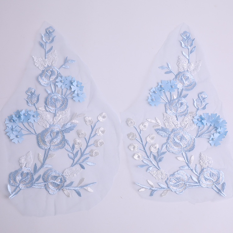 1 Miếng Vá Trang Trí Quần Áo Hình Hoa 3D Bằng Polyester