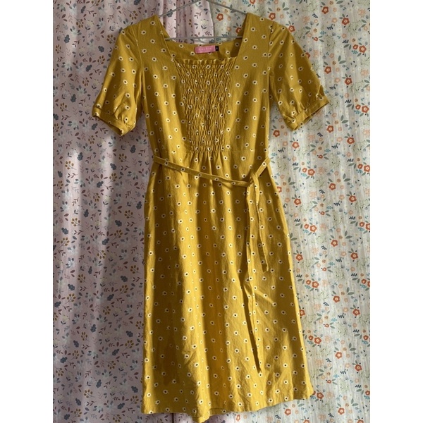 Váy hoa nhí hachie vintage dáng dài