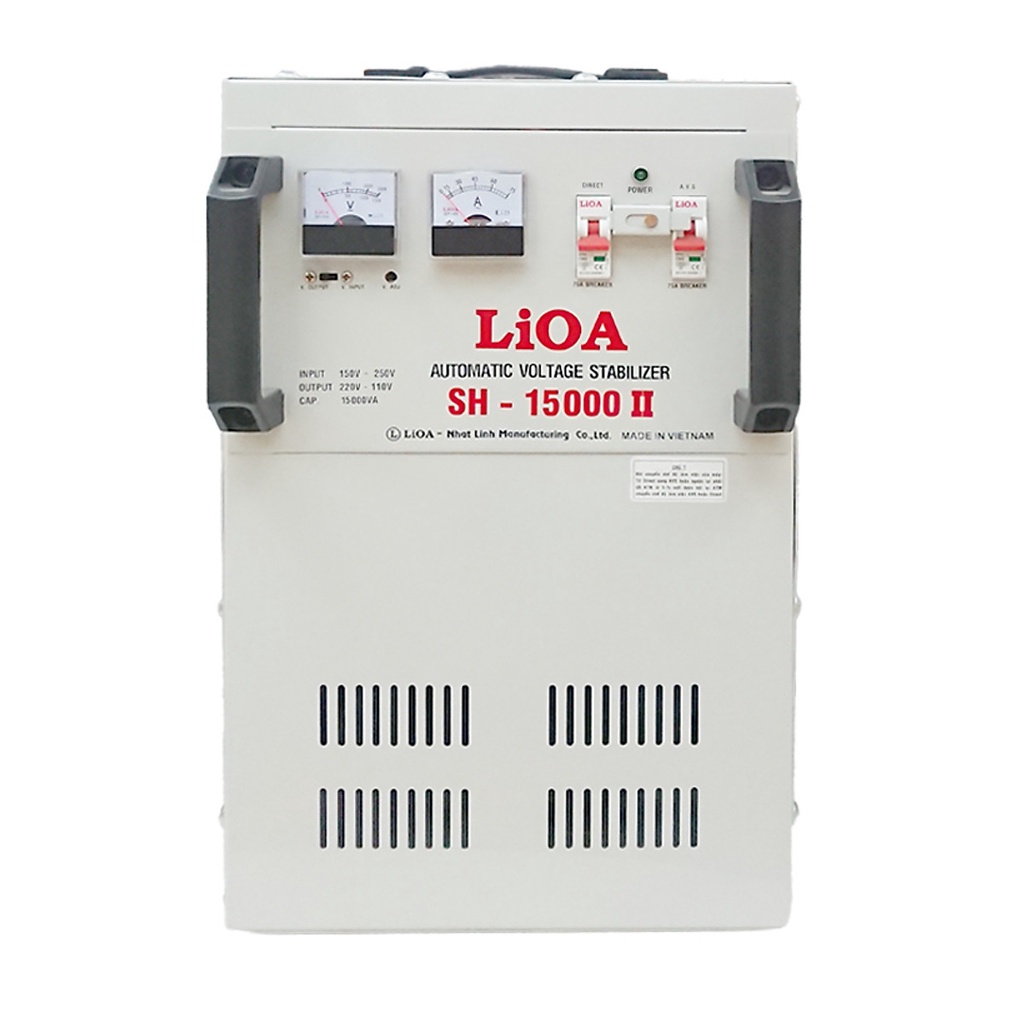 Ổn áp Lioa công suất 15KVA 1 pha (SH 15000II NEW2020) hàng chính hãng bảo hành 3 năm
