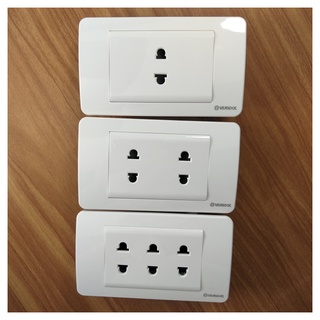 Ổ cắm 2 chấu 16A 250V Vanlock SINO - Dòng S18A Chính hãng