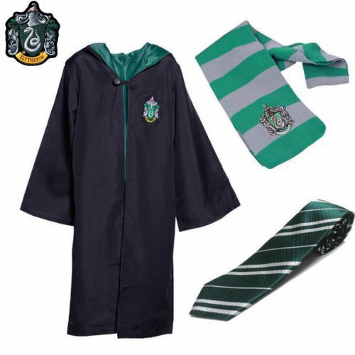 Set Áo Choàng + Cà Vạt + Áo Choàng + Mũ Hóa Trang Harry Potter