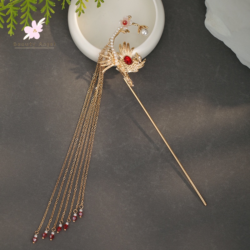 Trâm Cài Tóc Hình Chim Kiểu Trung Hoa Cổ Điển Thời Trang Cho Nữ