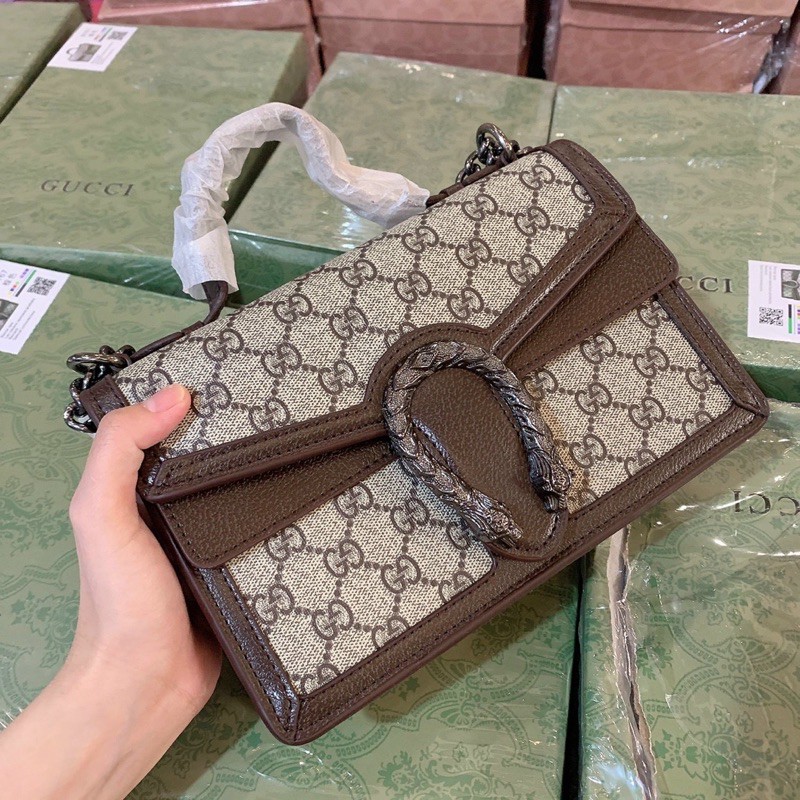 Túi gucci đầu rồng chất da mềm chuẩn sp