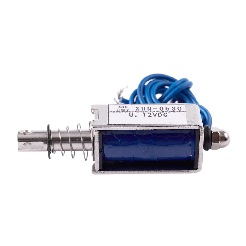 Van điện từ loại đẩy / kéo 10 mm DC 12 V 2.1 kg force
