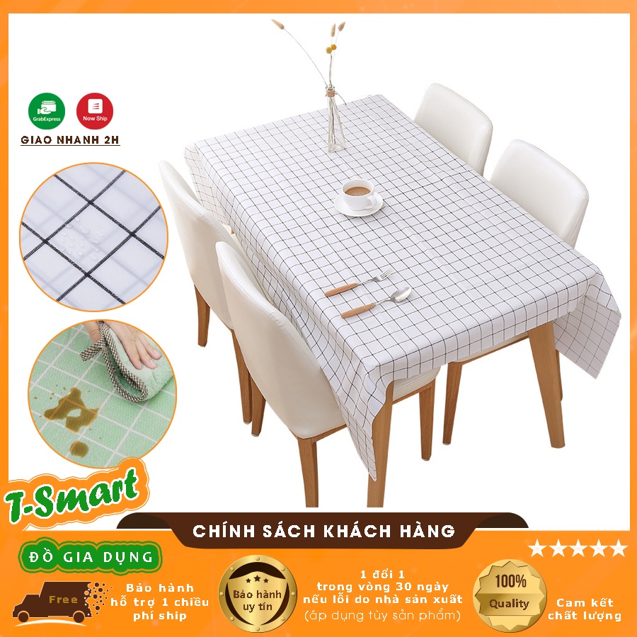 Tấm Khăn Trải Bàn Caro PVC Không Thấm Nước, Làm Phông Nền Chụp Ảnh, Bàn Học, Bàn Ăn Đa Năng Tiện Lợi