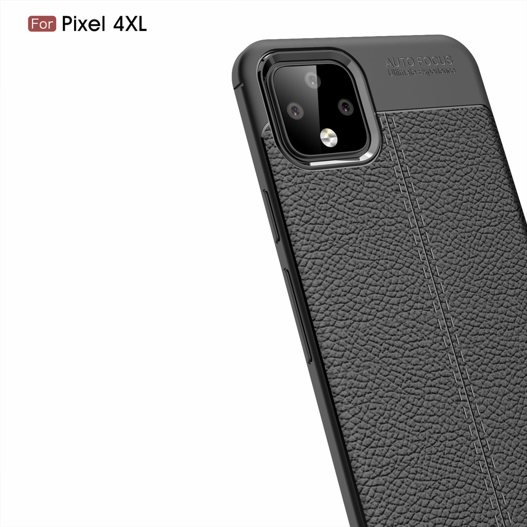 Ốp lưng Google Pixel 3XL / 4XL chống sốc vân da hiệu Auto Focus siêu bền chống mồ hôi vân tay để