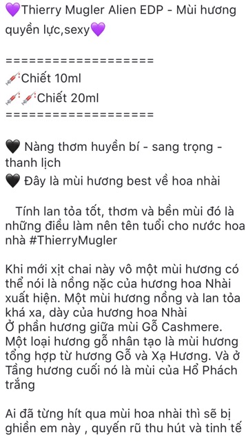 [Mẫu thử] Nước hoa Nữ Thierry Mugler Alien | BigBuy360 - bigbuy360.vn