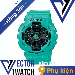 Đồng hồ thể thao nữ Baby-G BA-111-3A Full phụ kiện