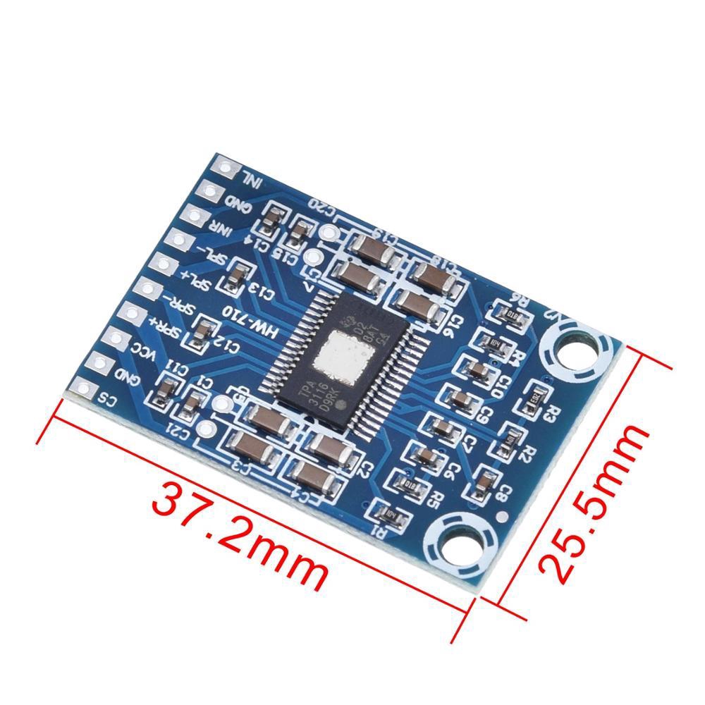 Bảng Mạch Khuếch Đại Âm Thanh Kỹ Thuật Số Mini 2 Kênh Dc 12v-24v 50w + 50w Tpa3116D2 Xh-M562 Chuyên Dụng
