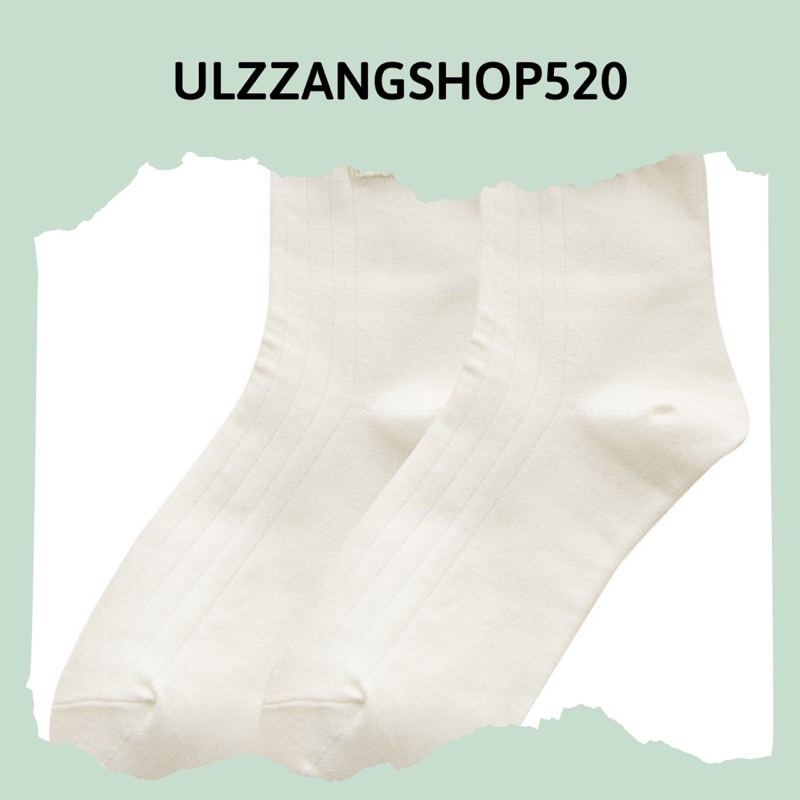 T03 Tất gấu màu trắng cao cổ hình gấu dễ thương Ulzzangshop520