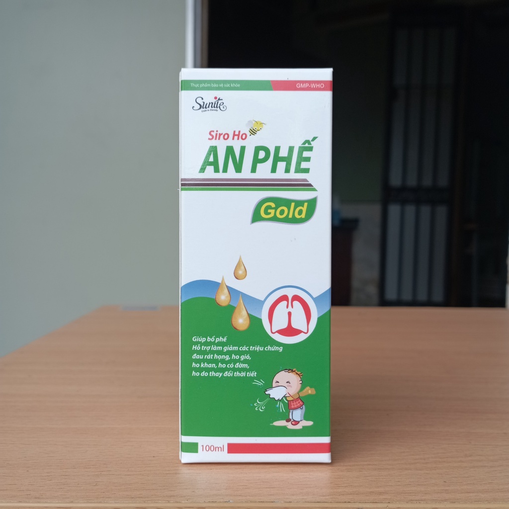 Siro ho An Phế Bổ Phế, Trừ Ho, Tiêu Đờm, Các Chứng Ho Do Cảm Lạnh, Nhiễm Lạnh, Ho Gió, Ho Khan, Ho Có Đờm Chai 100ml